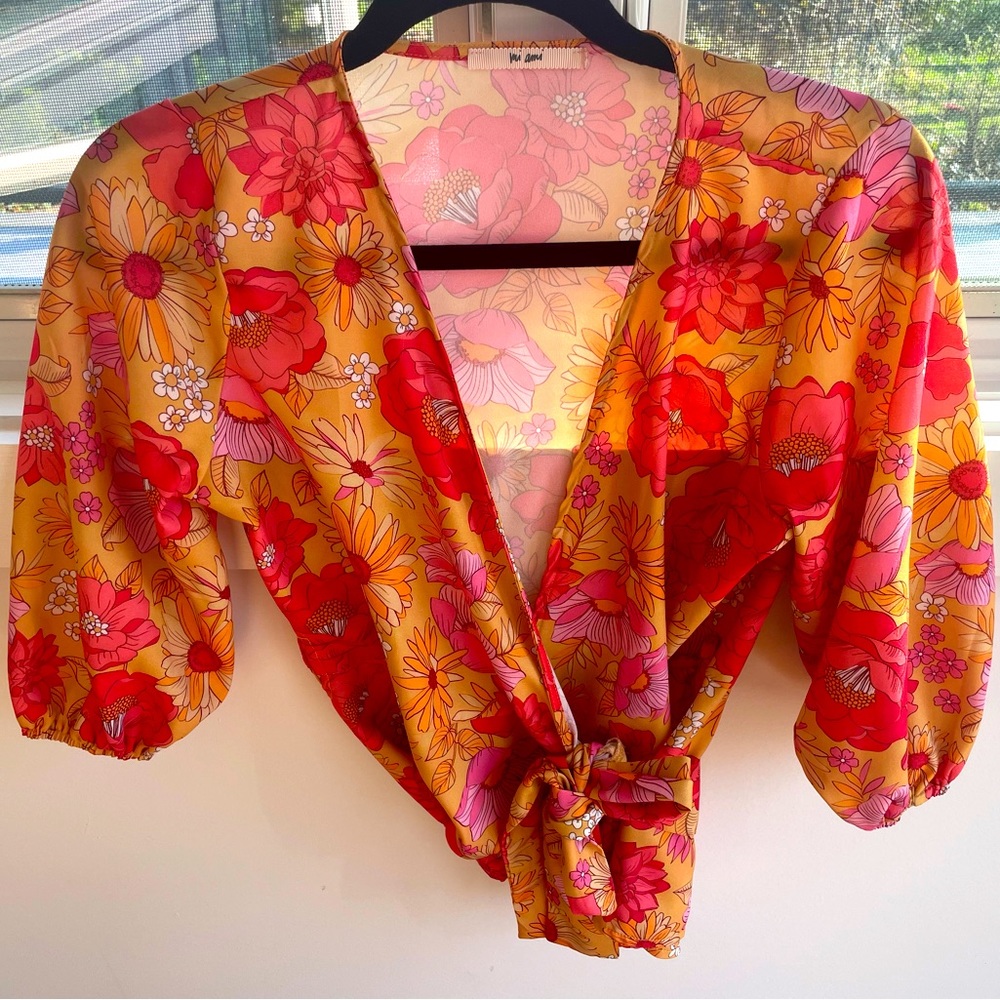 Mi Ami Wrap Blouse